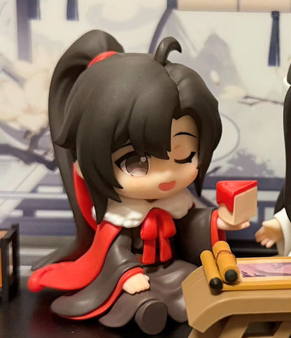 Mo Dao Zu Shi Cloud Deep Series Anime Figurine - Wei Wuxian Lan Wangji Q-Version Action Toy Model Collectible Gift for Fans