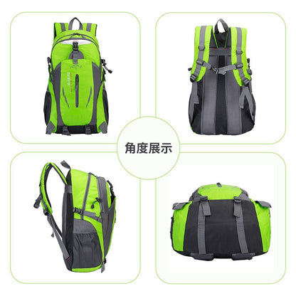 New Camping Backpack 40 Liters Large Capacity Travel Canvas Bag Outdoor Mountaineering Hiking Travel Bag