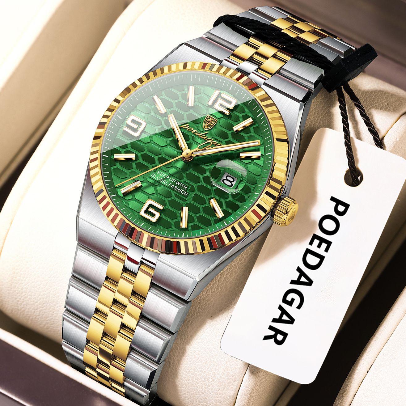 POEDAGAR Elegant Women's Watches High Quality Luxury Watch For Ladies Luminous Waterproof Date Women Quartz WristWatch Reloj+Box