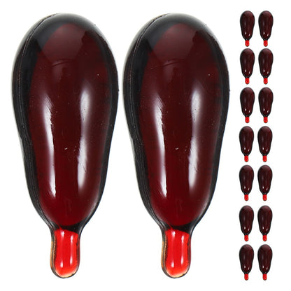 20pcs Fake Blood Capsules Realistic Prank Blood Pills Makeup Props Faux Vampire Trick Supplies Pranks For Cosplay Halloween