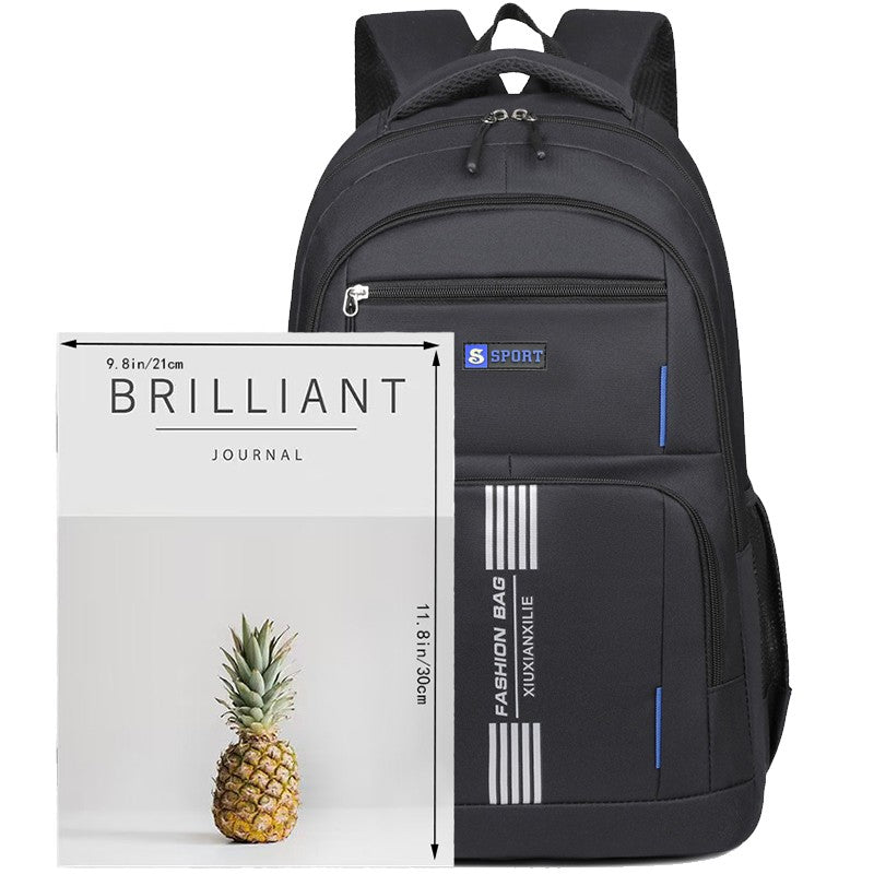 Neutral style backpack for men and women,suitable for business trips and student schoolbags,with multiple layers of pockets