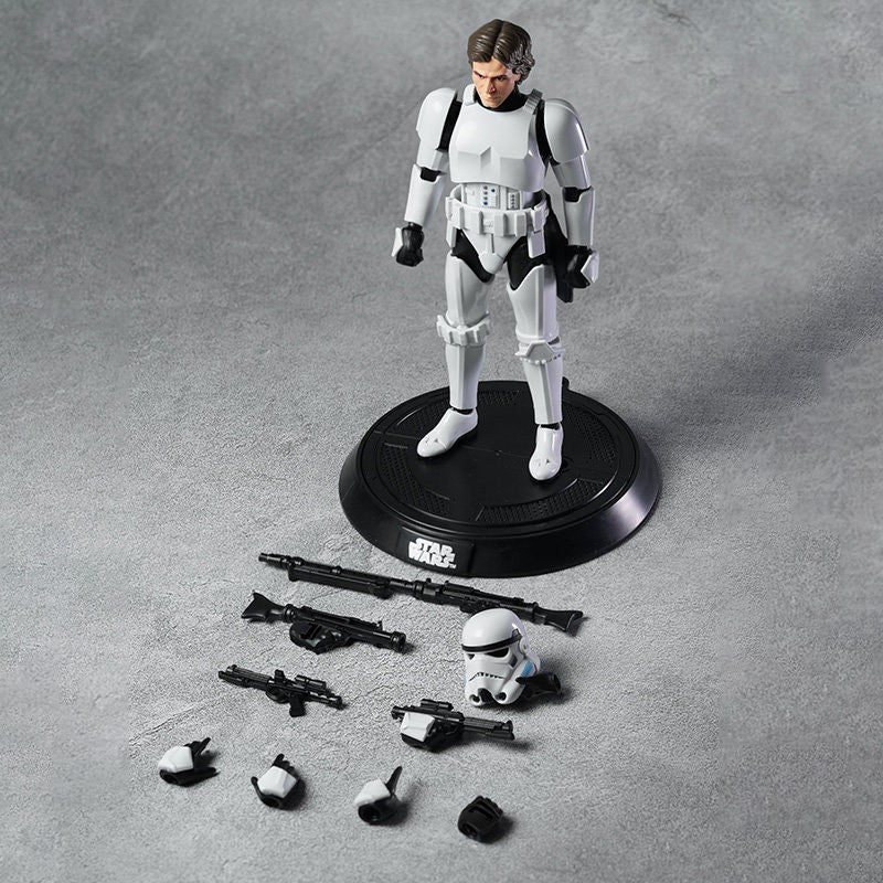 Blokees Star Wars Trooper Stormtrooper Darth Vader Bonecos de Ação Modelo Brinquedos de Montar Enfeite de Mesa Presentes de Aniversário