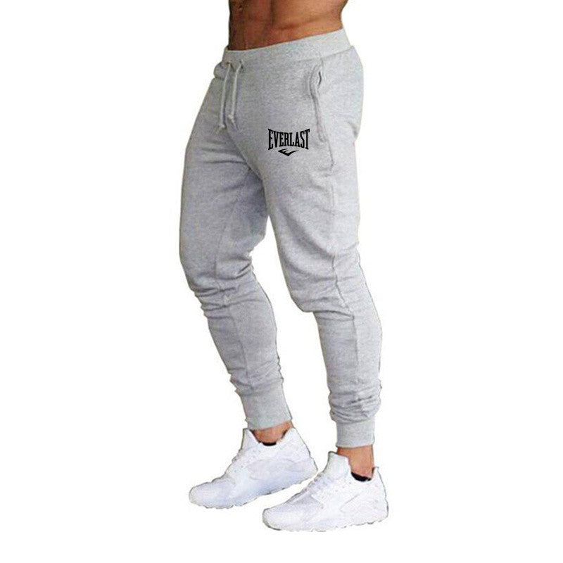 Novas Calças Estampadas de Outono EVERLAST Masculino/Feminino Calças de Corrida Calças de Moletom Esportivas Casuais Calças de Fitness Academia Respiráveis