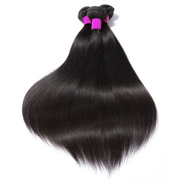 12A Brazilian StraIght Virgin Hair Bundles 100% Unprocessed Human Hair Extensions 14-30 Inches Double Weft