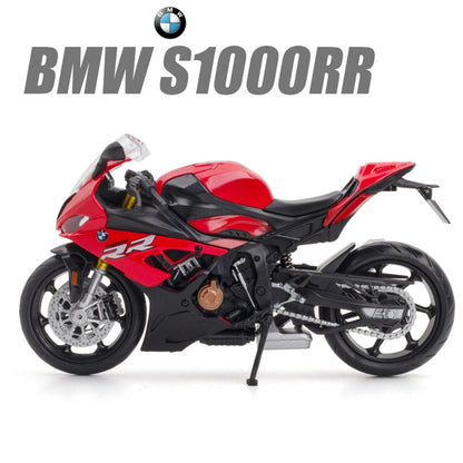 Escala 1:12 BMW S1000RR Honda CBR1000RR Liga Fundido Miniatura Motocicleta Carro Modelo Brinquedos Rodas Direcionáveis Veículos para Meninos Presentes