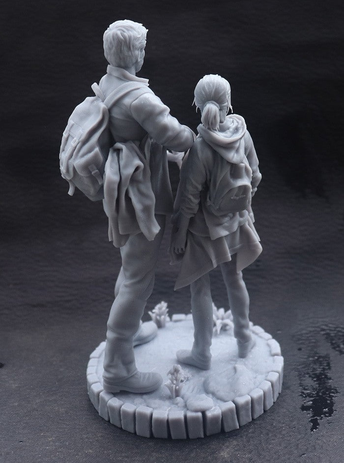 1/18 100mm 1/24 75mm Kits de Modelo em Resina The Last of Us Escultura Sem Pintura Sem Cor RW-1077