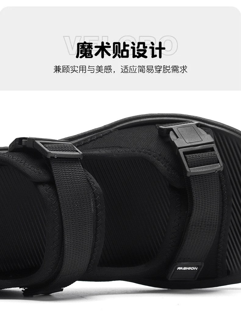 A Pair of Men's Sandals, Summer New Trendy Sports Outer Wear, Non-Slip, Wear-Resistant, Soft-Soled Driving, Cool Beach Shoes for Men