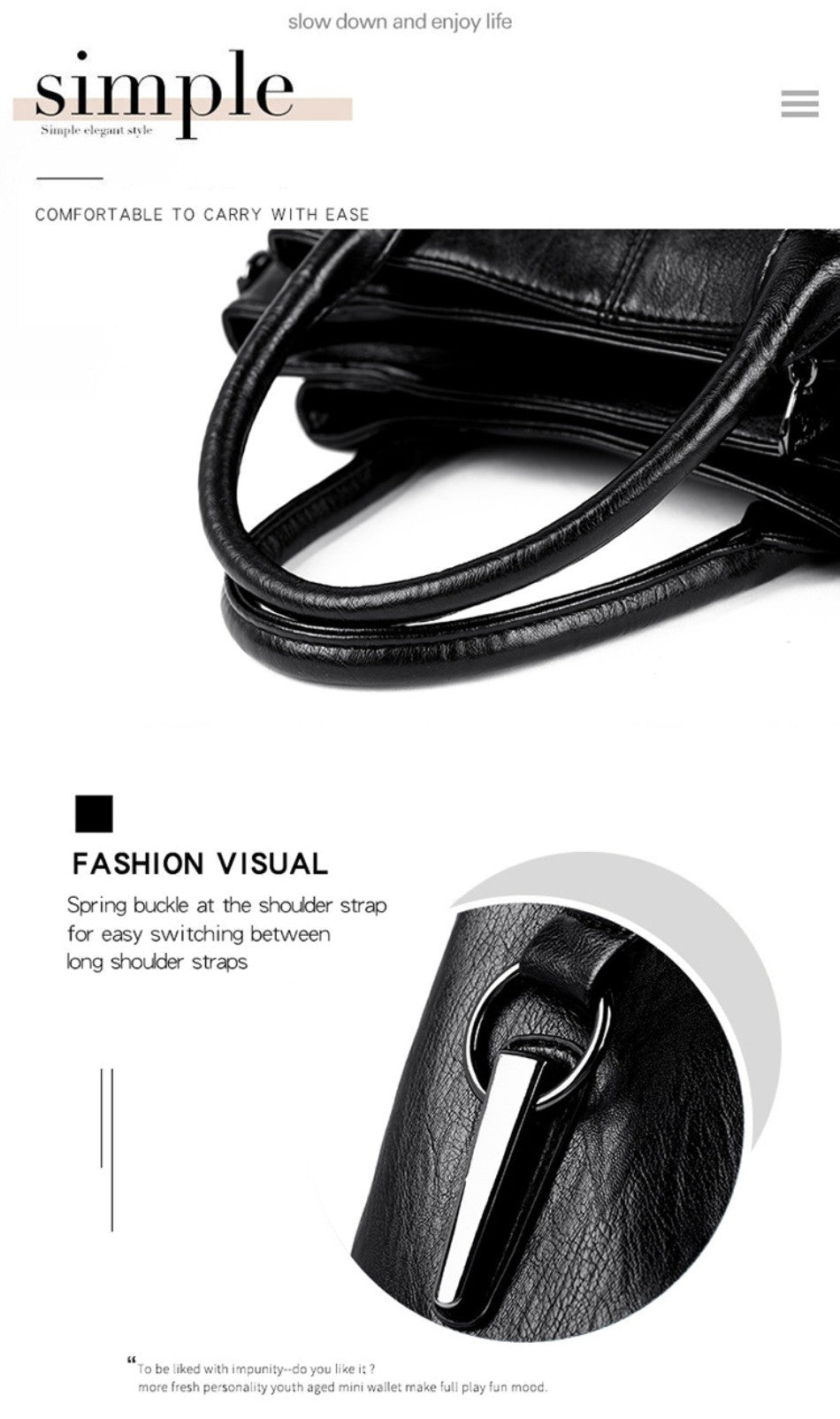 Genuine 3Layers High Quality Soft PU Leather Ladies Shoulder Crossbody Bags for Women  Luxury Handbags  Women  Designer A Main