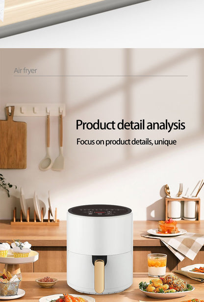 6L Large Air Fryer,Multifunction Digital Air Fryer Without Oil Electric Oven, Dehydrator, Air Fryer with LED Touch Panel
