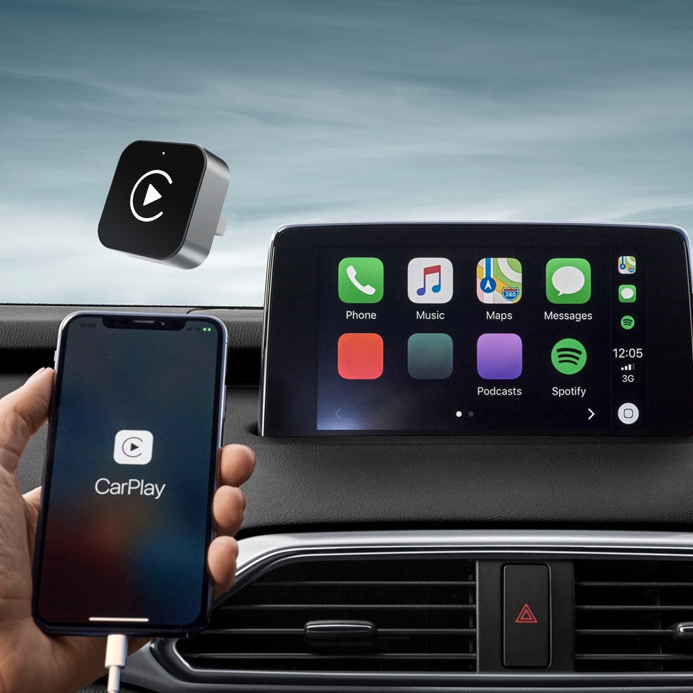 Wireless Android Auto Carplay Box/Adapter Smart USB Dongle Convert Wired To Wireless Auto Connect for Factory Wired CarPlay Cars
