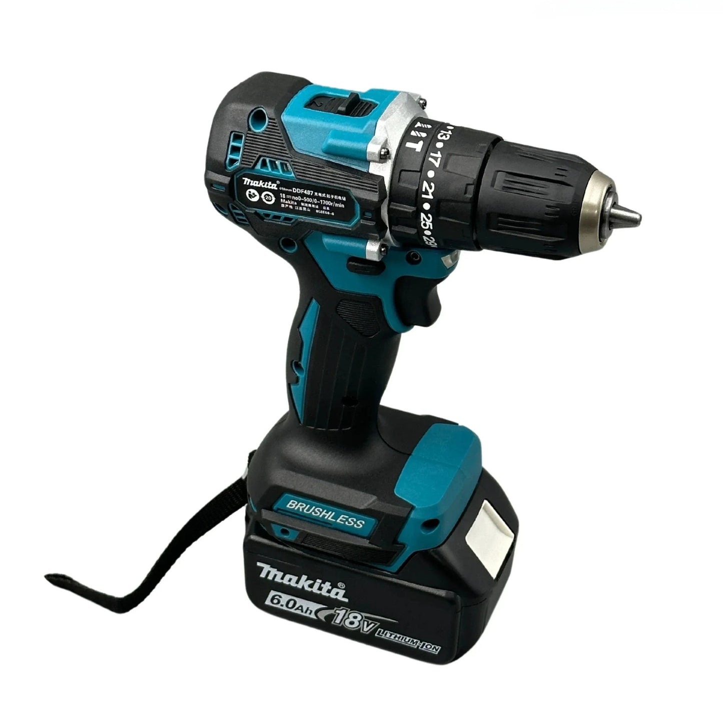 Makita DDF487 Parafusadeira/Furadeira Elétrica Brushless 18V Furadeira de Impacto para Equipe de Decoração Ferramentas Elétricas para Bateria Makita 18V