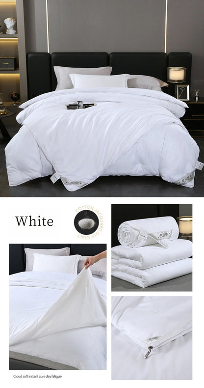 Edredom de Seda Natural Mulberry Luxuoso Queen King Size Acolchoado de Verão Inverno para Solteiro Casal Enchimento de Cama