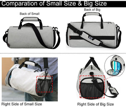 Bolsa de Ginástica Masculina Seca e Molhada para Yoga Feminina Treino Mala de Viagem Sacola de Esporte Ao Ar Livre Natação Sapatos Femininos Fitness Bolsa de Ombro de Fim de Semana
