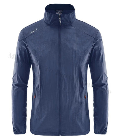 Men's Summer Skin Quick Dry Hiking Jacket Waterproof Sun UV Protection Coats Men Outdoor Sports Fishing Camping Running Jacket