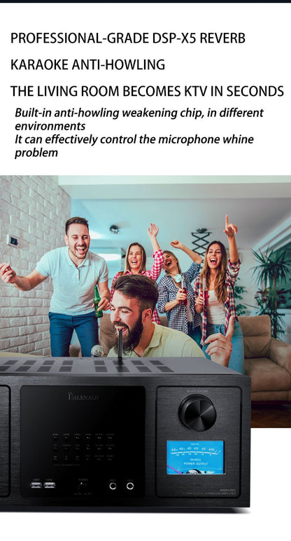 Conjunto de áudio Bluetooth de home theater com rede inteligente e 7.2 canais Balenald Dolby Atmos de última geração