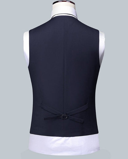 Men's Solid Color Business Suit 2025 High Quality Fashion Banquet Wedding Trend Groom Best Man Single 3/2/1