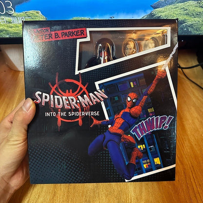 Boneco de Ação Miles Morales Sentinel Sv Modelo Homem-Aranha Marvel Homem-Aranha no Aranhaverso Boneco Colecionável Peter Parker