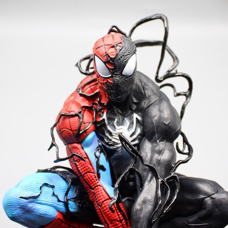 Boneco Homem-Aranha Venom Symbiote Estatuetas Homem-Aranha Boneco Venom Figurine PVC Decoração de Mesa Estátua Modelo Bonecas Brinquedos Presentes de Natal