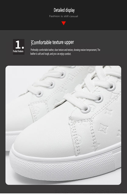 Brand Men Leather High-Top Skateboarding Shoes Men's Sneakers Male Flats Non-Slip Sport Shoes Zapatillas Hombre Mens Footwear