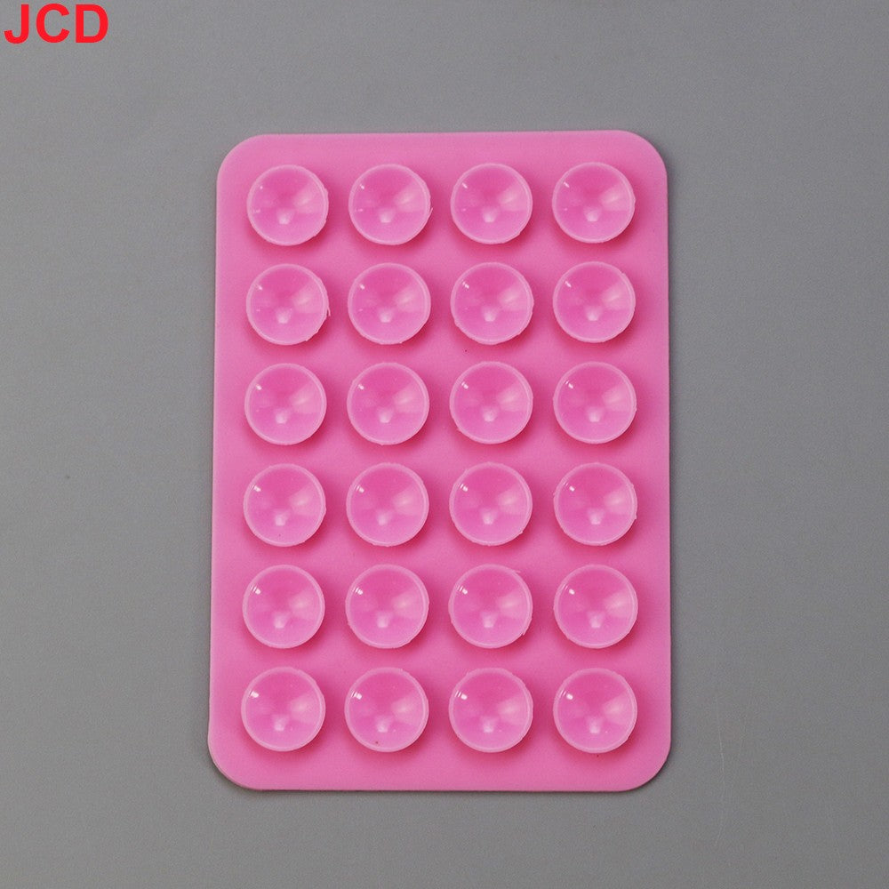 JCD 24 Quadrado Silicone Espesso Ventosa Ventosas Celular Tablet Bagagem Ventosa Carregador Universal Capa de Couro