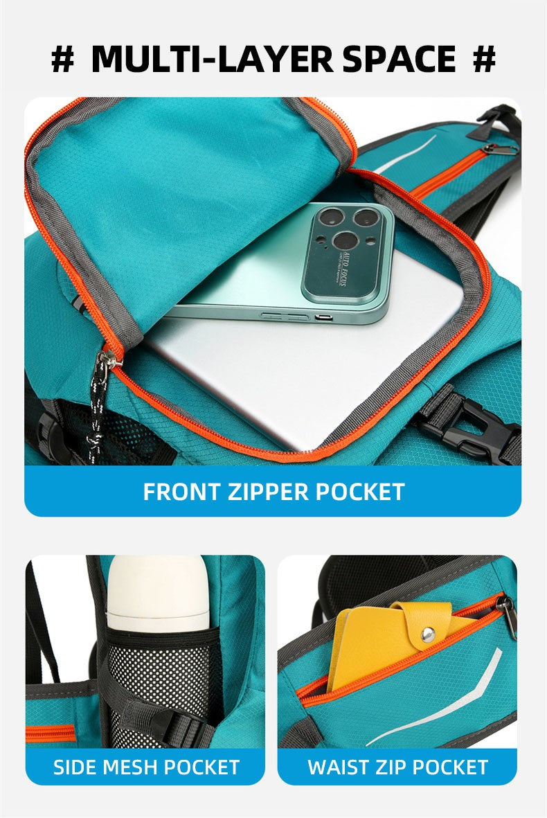 Mochila de Hidratação Leve para Ciclismo Esporte ao Ar Livre Caminhada Acampamento Escalada Montanhismo Viagem Hidro Água Dia a Dia