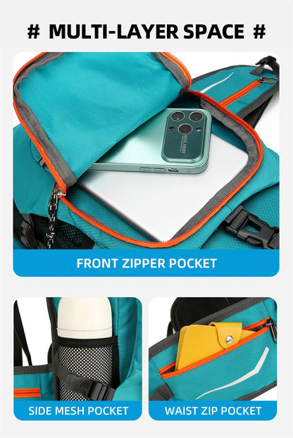 Mochila de Hidratação Leve para Ciclismo Esporte ao Ar Livre Caminhada Acampamento Escalada Montanhismo Viagem Hidro Água Dia a Dia