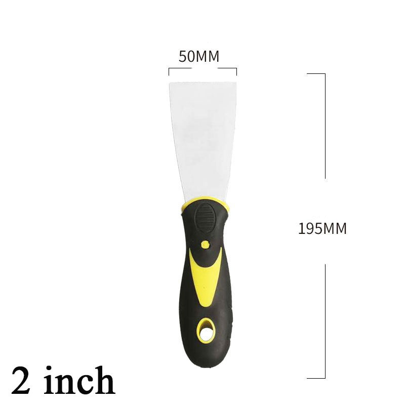 Conjunto de Espátulas Raspadoras de 1/2/3/4/5 polegadas para Massa Corrida, Pá, Espátula de Enchimento, Tinta, Massa de Calafetar, Construção, Ferramentas de Limpeza Domésticas e Industriais