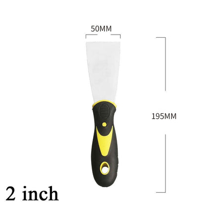 Conjunto de Espátulas Raspadoras de 1/2/3/4/5 polegadas para Massa Corrida, Pá, Espátula de Enchimento, Tinta, Massa de Calafetar, Construção, Ferramentas de Limpeza Domésticas e Industriais