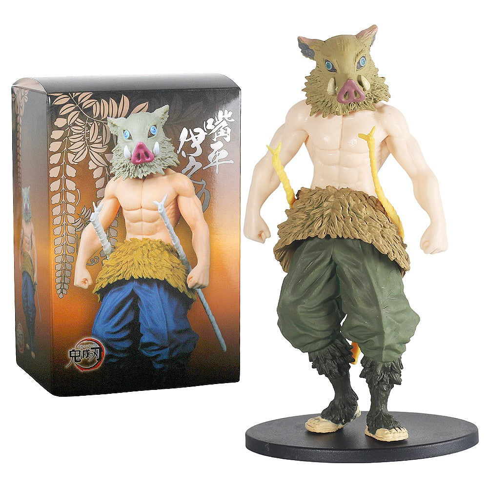 Anime figura Demon Slayer Figura Kamado Tanjirou Nezuko Action Figures PVC Modelo Brinquedos Zenitsu Estatueta Inosuke Kimetsu No Yaiba