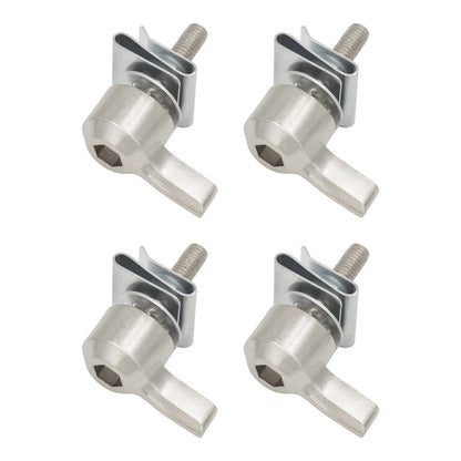 Motorcycle Saddlebag Lever Lock Bolts Nuts Kit Mounting Set 4PCS For Harley For Touring For Breakout For Electra Road Glide