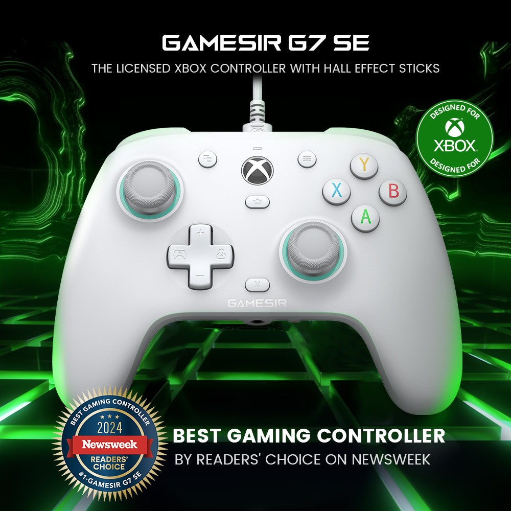 GameSir G7 SE -  Xbox Gaming Controller Wired Gamepad with Hall Effect Sticks for Xbox Series X/ Xbox One