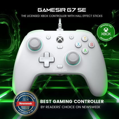 GameSir G7 SE -  Xbox Gaming Controller Wired Gamepad with Hall Effect Sticks for Xbox Series X/ Xbox One
