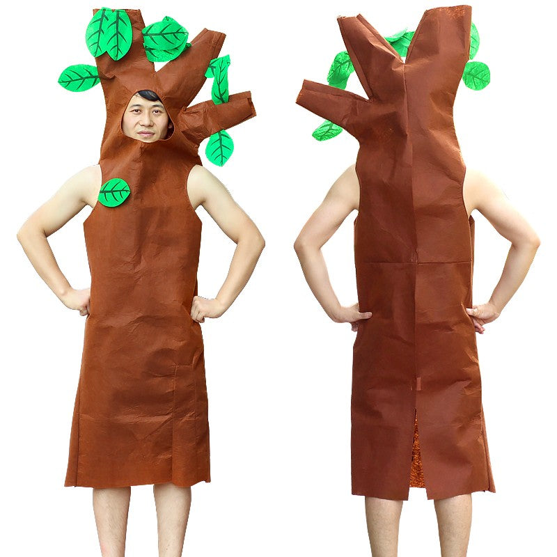 Christmas Tree Halloween Costumes Kids Adults Cosplay Jumpsuit Preschool Performance TV Shows Video Program Dress Up Clothes