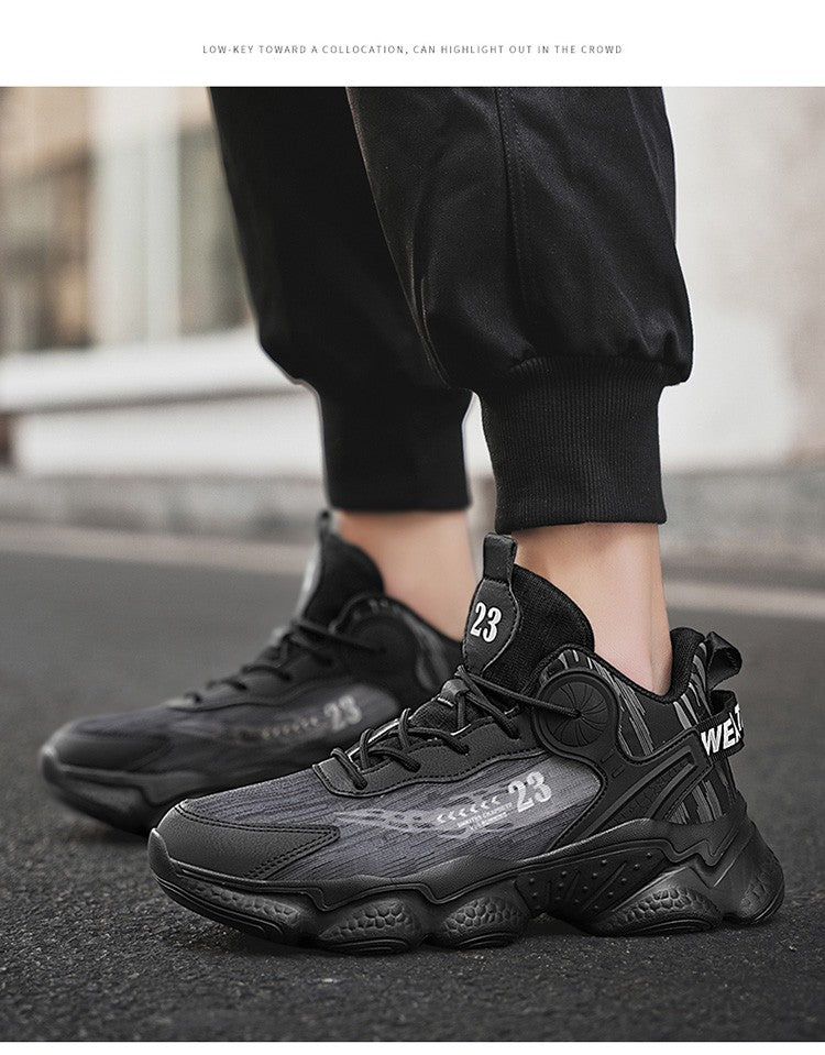 Man Increase the size Casual and fashionable shoes Anti-slip Wear-resistant Trend Sports shoes Lightweight Comfort Running shoes