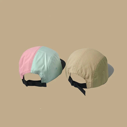 2024 Boné de 5 Painéis Secagem Rápida Retalhos Verão Masculino Feminino Chapéu Esportivo de Alta Qualidade Ajustado para Golfe Ossos Masculinos Bonés Snapback 56-60cm