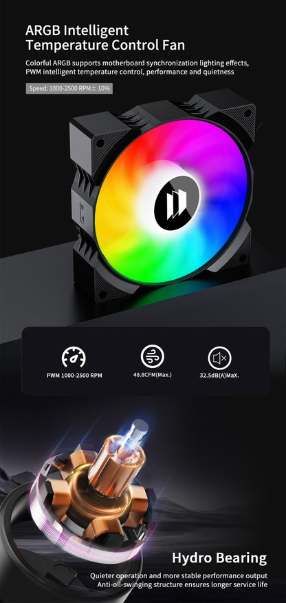 UPSIREN Walrus Assassin 90 Digital Display 4 Heatpipe CPU Cooler 92mm Cooling Fan Radiator Air Cooler  For LGA1700/1200 AM4 AM5