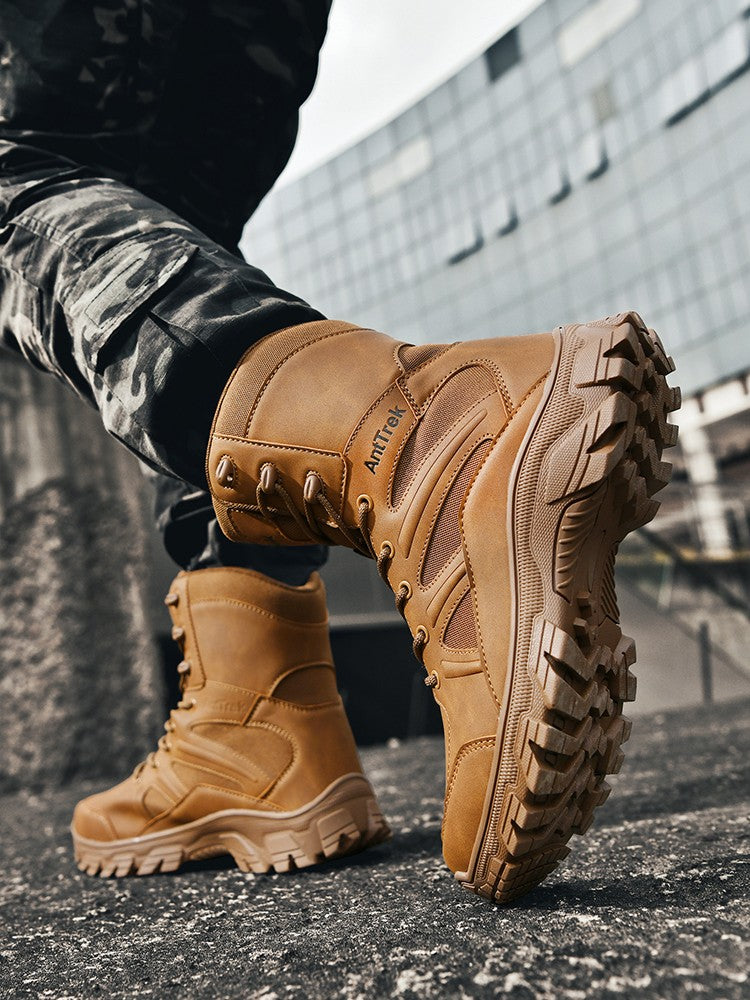 Botas de Caminhada Masculinas de Cano Alto, Casuais, Confortáveis e Quentes