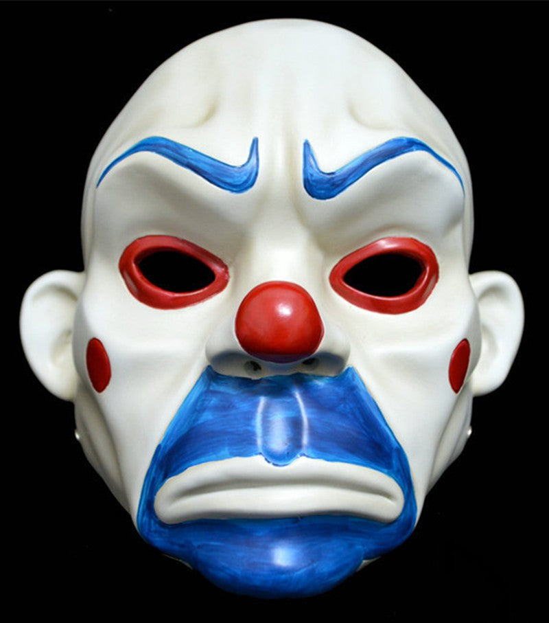 Joker Bank Robber Resin Mask, Clown, Dark Knight Cosplay, Halloween Costume