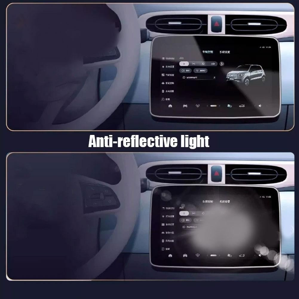 Para Leapmotor T03 2024 2025 2026 Carro Fosco Vidro Temperado Protetor de luz Antirreflexo Anti-impressão digital Acessórios Parafusos J2P1