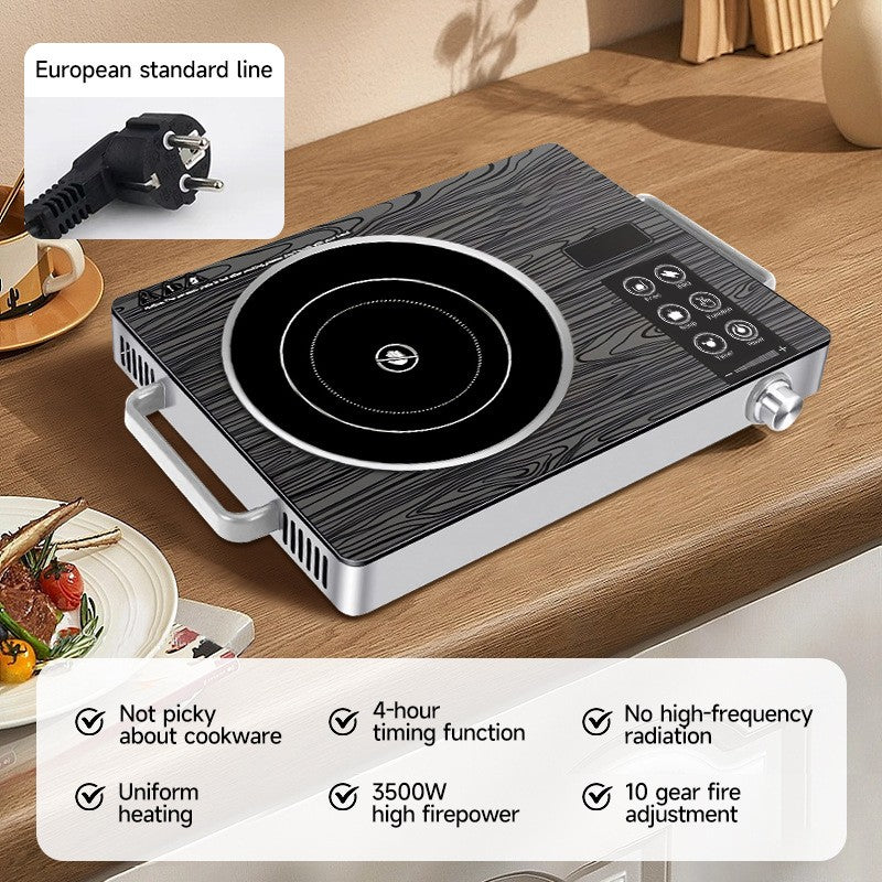 3500W High-Power Electric Ceramic Stove Induction Cooker Multifunctional Household Electronic Kitchen Appliance