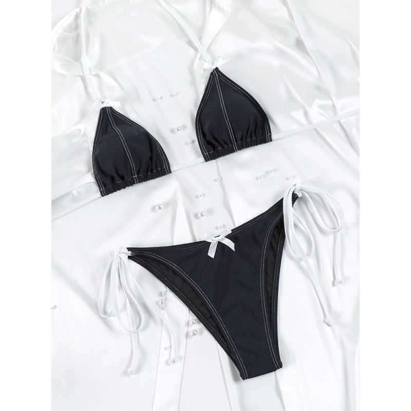 Sexy Swimwear Women Butterfly Bikinis Print Swimsuit Triagle Beachwear Bandage Bathing Suits Micro Biquini