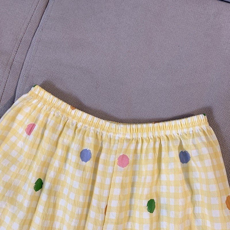 M-5XL Hello Kitty Pajama Set for Women Fall Winter Cute Plus Size Sleepwear Ladies Comfortable Loungewear Women's Home Clothes