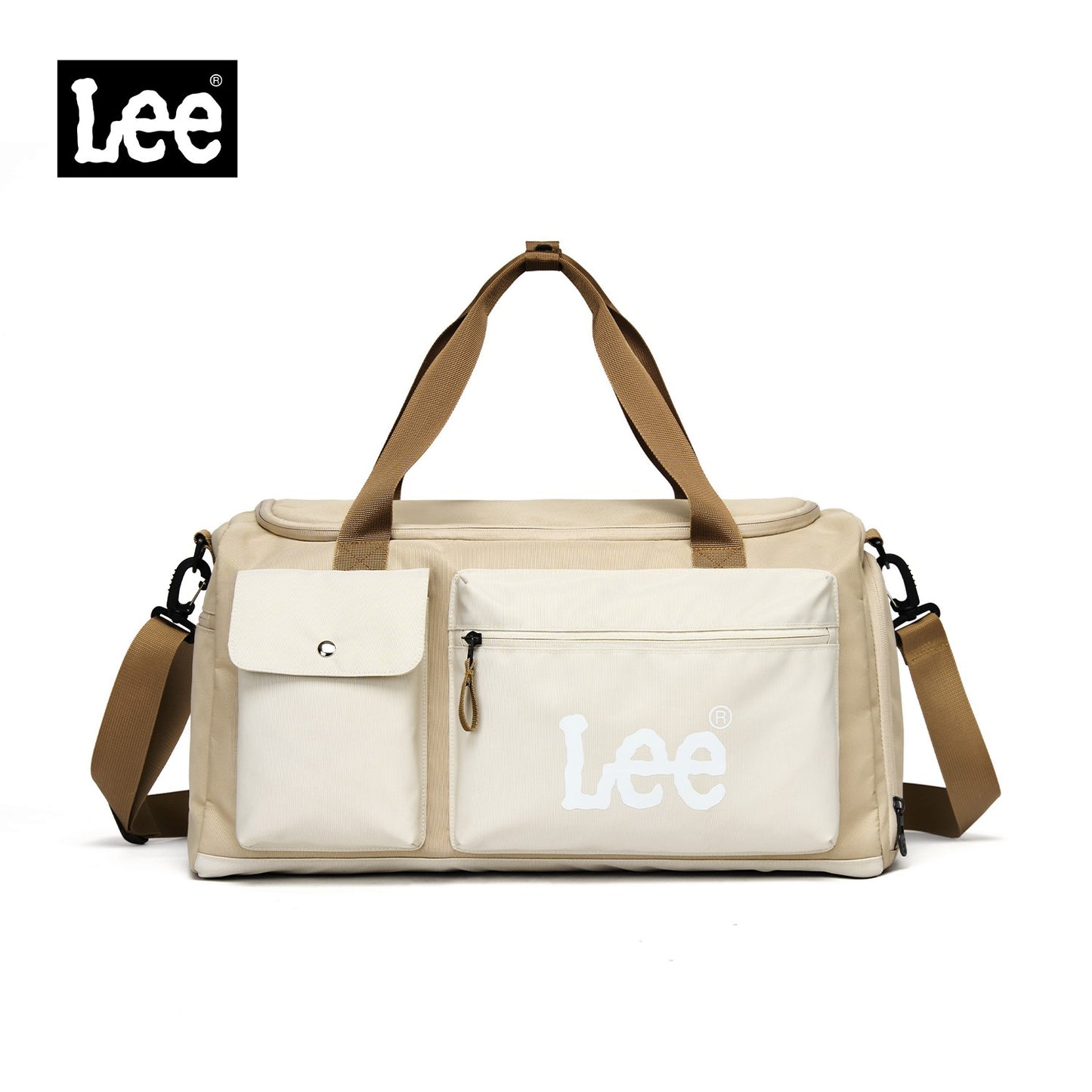 LEE Fashion Women Man Travel Duffel Bag with Shoe Compartment Pocket Large Capacity Waterproof Luggage Weekender Sport Gym Bag