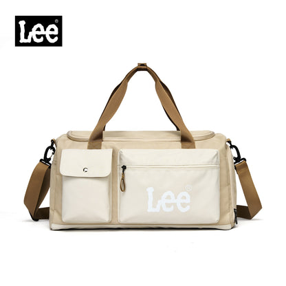 LEE Fashion Women Man Travel Duffel Bag with Shoe Compartment Pocket Large Capacity Waterproof Luggage Weekender Sport Gym Bag
