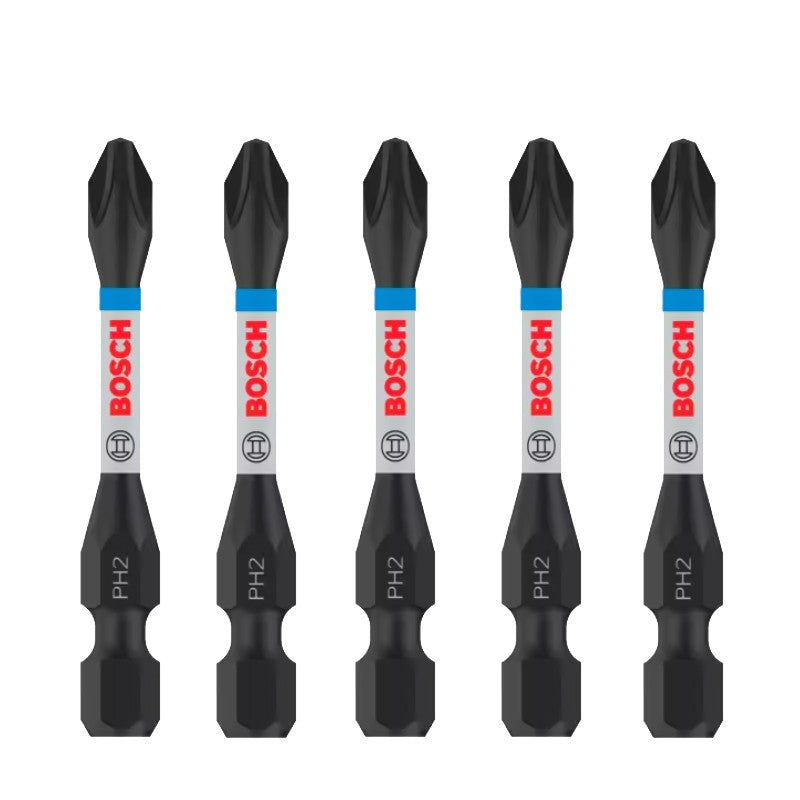 BOSCH Original PH/PZ 55MM Set Impact Type Bit S2 HSS Wear Resistance Carpentry Bit Screwdriver Power Tool Accessories