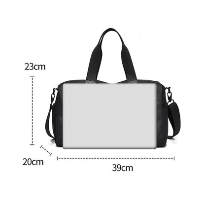 Black Adjustable Strap Crossbody Bag?Fitness bag?traveling bag?with Zipper Pockets  Ideal for Sports & Casual Outings