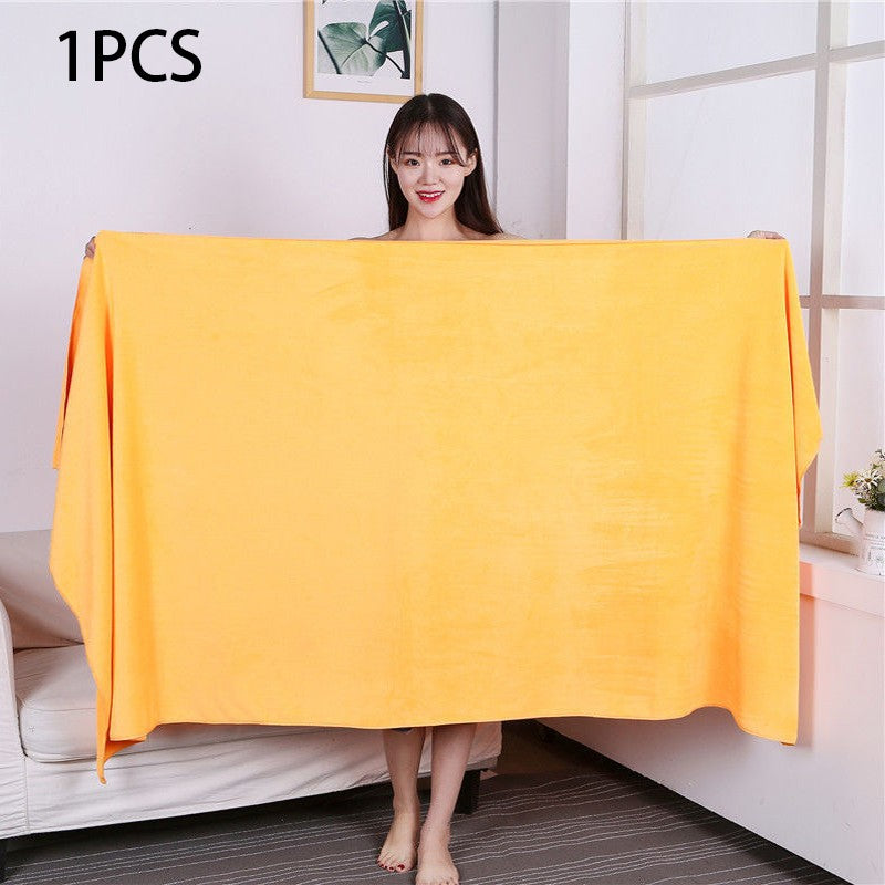 Large size180x200cm thickening beauty salons Bath towels quick drying are soft skin friendly non shedding hotel massage towels