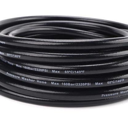 Mangueira de alta pressão para lavadora de tubos, cabo de limpeza de água, dreno de esgoto, kit de tubo injetor de esgoto, conector de rosca macho M22 para Kranzle