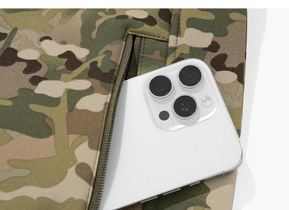 Men's Silent Soft Shell Camouflage Tactical Jacket Waterproof Warm Fleece Hunting Jackets Outdoor Hiking Fishing Hooded Coat