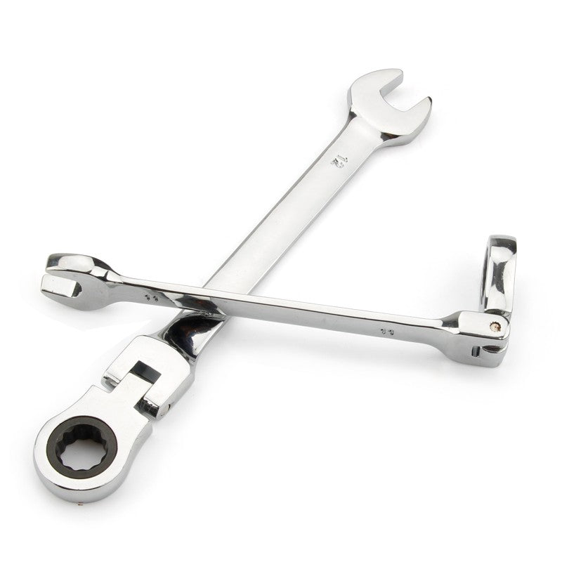 Chave Catraca Multifuncional 8-24mm para Atividades - Chave Ajustável Reversível de Dupla Finalidade Flexível para Reparo Automotivo